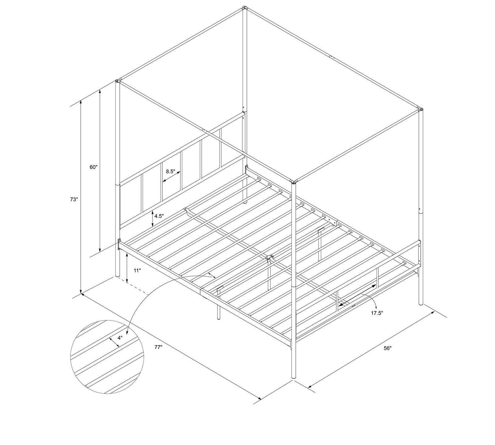Marion Canopy Bed
